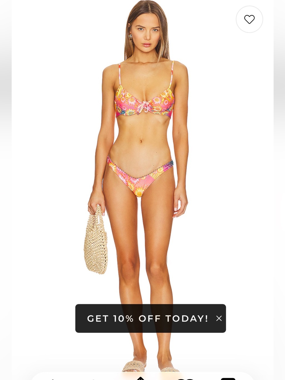 x REVOLVE Freya Bikini in Solaris Shimmer
AGUA BENDITA